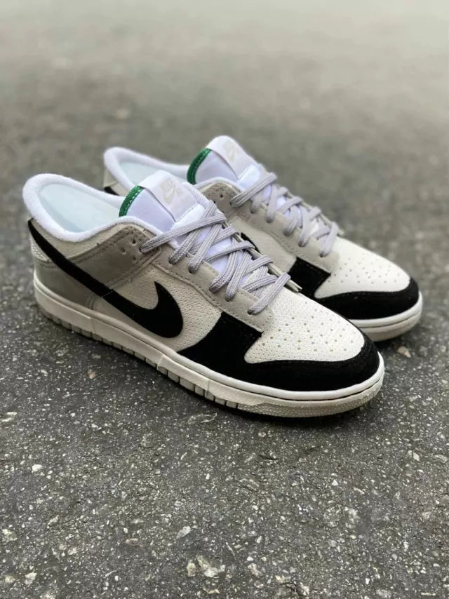 Tênis Nike Dunk Low - Branco, Preto e Cinza