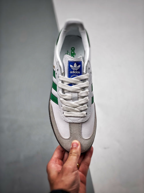 Tênis Adidas Samba OG - Branco e Verde