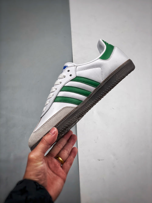 Tênis Adidas Samba OG - Branco e Verde