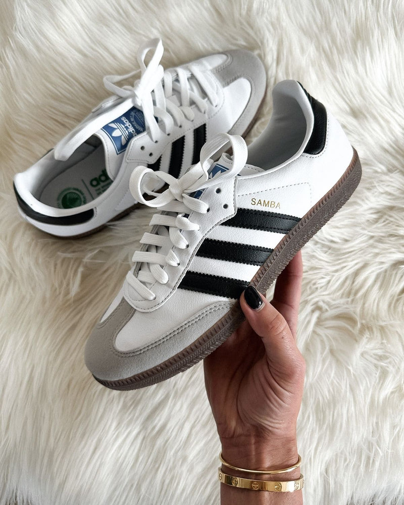 Tênis Adidas Samba OG - Branco e Preto