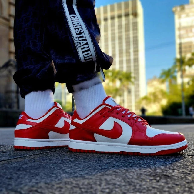 Tênis Nike Dunk SB - Branco e Vermelho