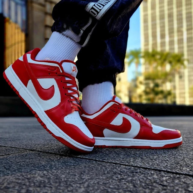 Tênis Nike Dunk SB - Branco e Vermelho