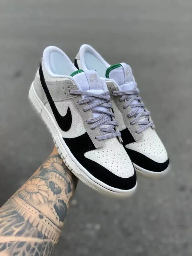 Tênis Nike Dunk Low - Branco, Preto e Cinza