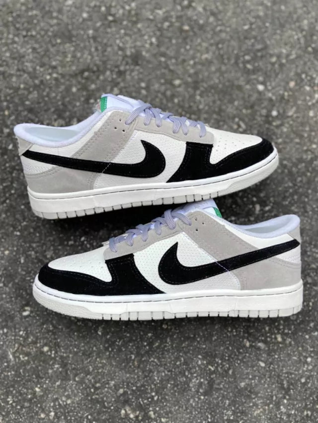 Tênis Nike Dunk Low - Branco, Preto e Cinza