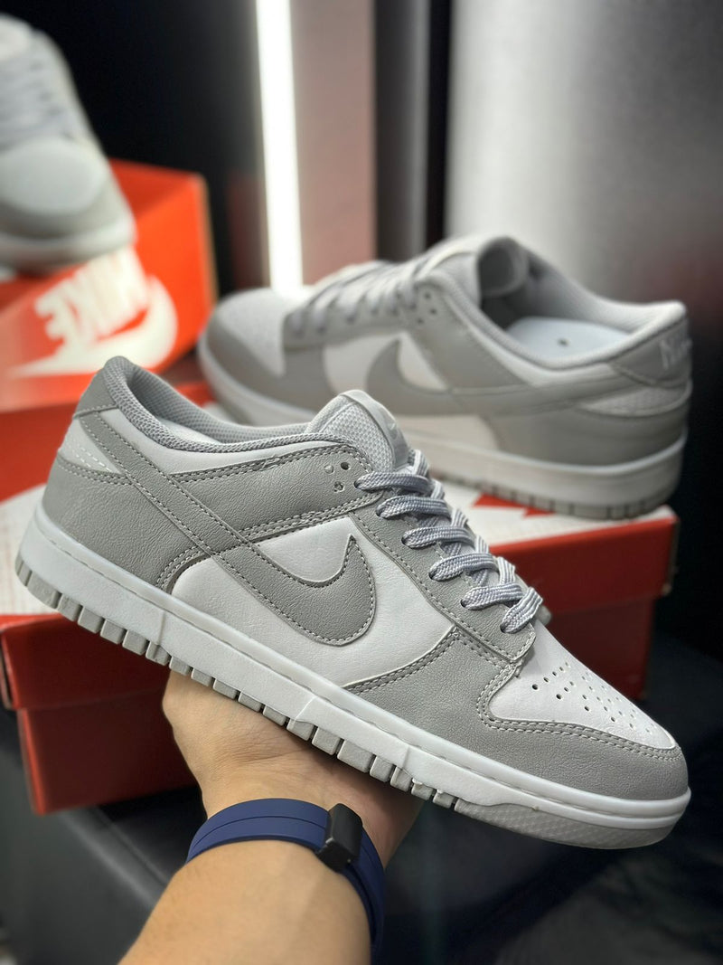 Tênis Nike Dunk SB - Branco e Cinza